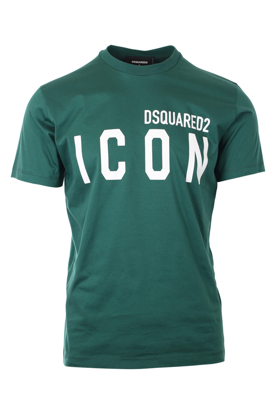 Green T-shirt with "icon" logo - IMG 9741