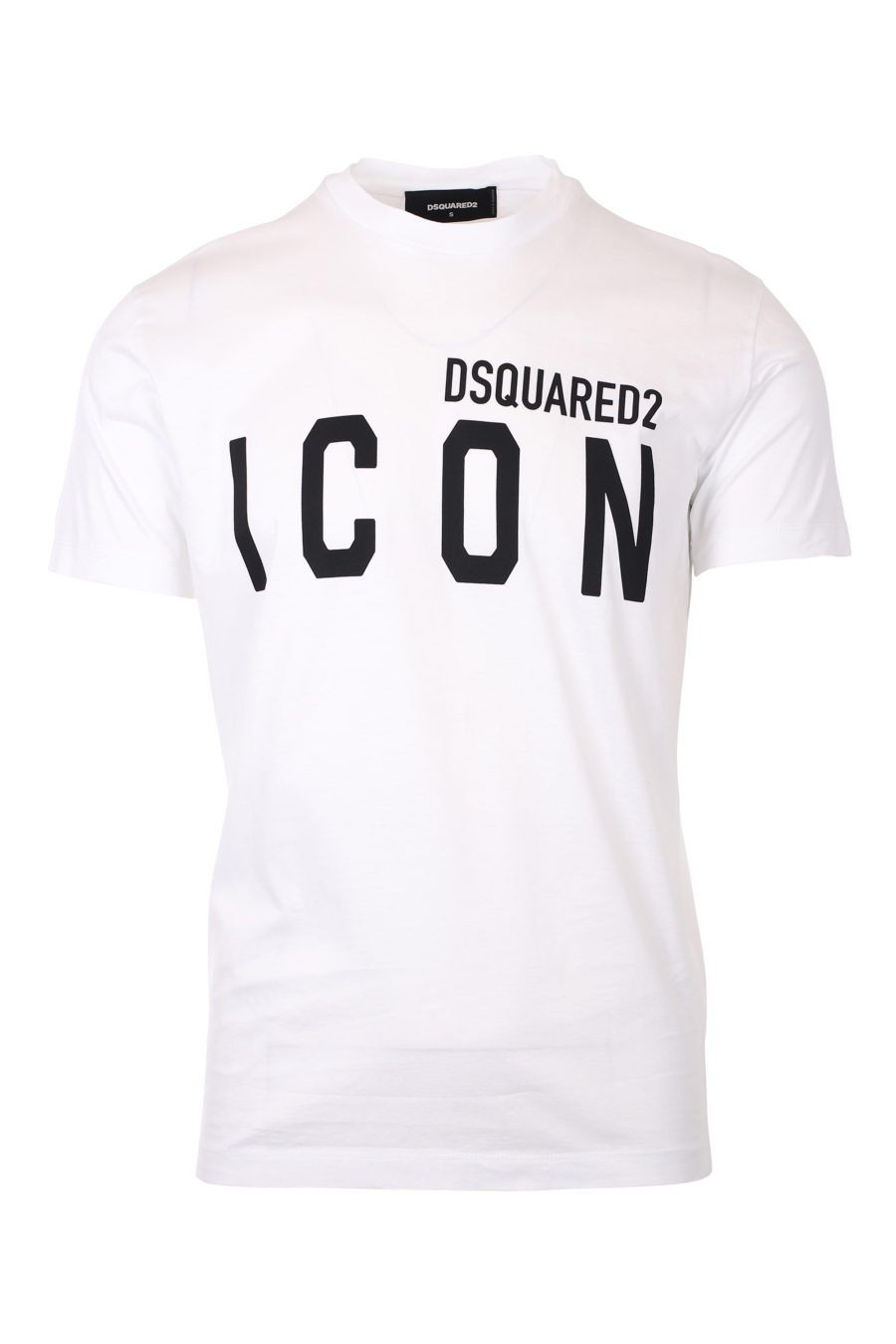 T-shirt branca com o logótipo "icon" - IMG 9756