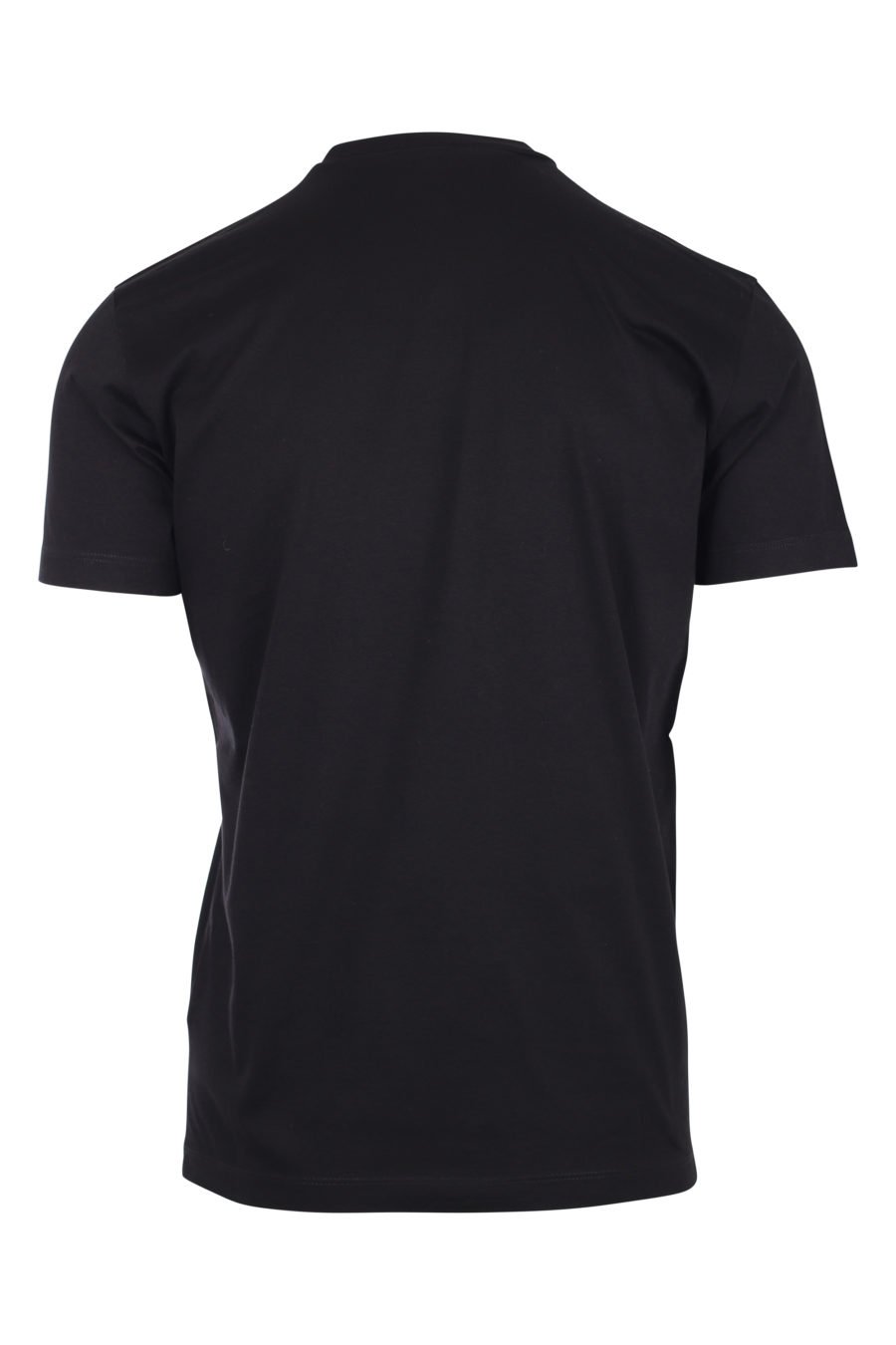 T-shirt preta com o logótipo "icon" - IMG 9790