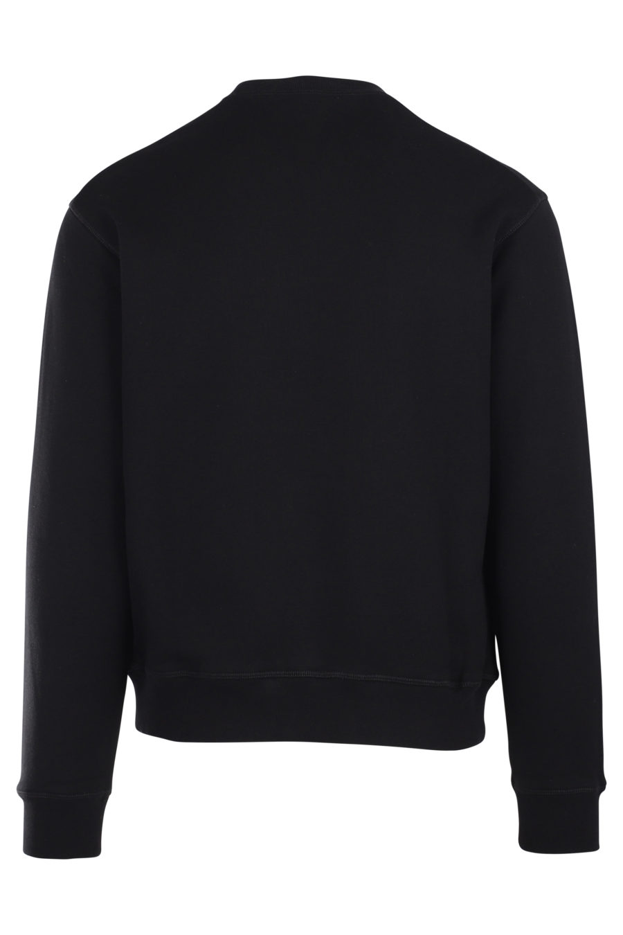 Schwarzes Sweatshirt mit großem Logo ceresio 9 - IMG 9879