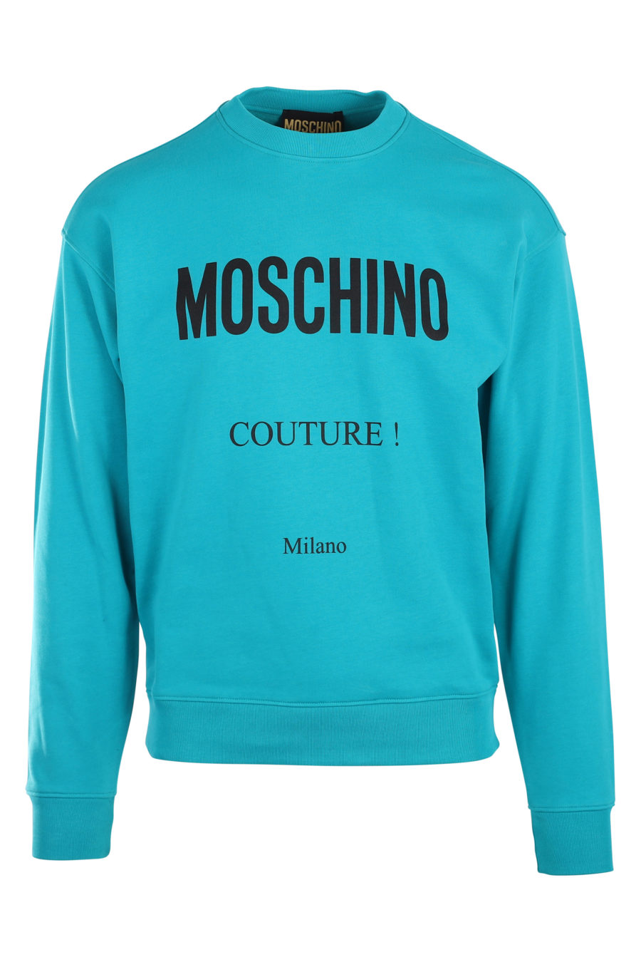 Turquoise sweatshirt with milano "fantasy" logo - IMG 9931