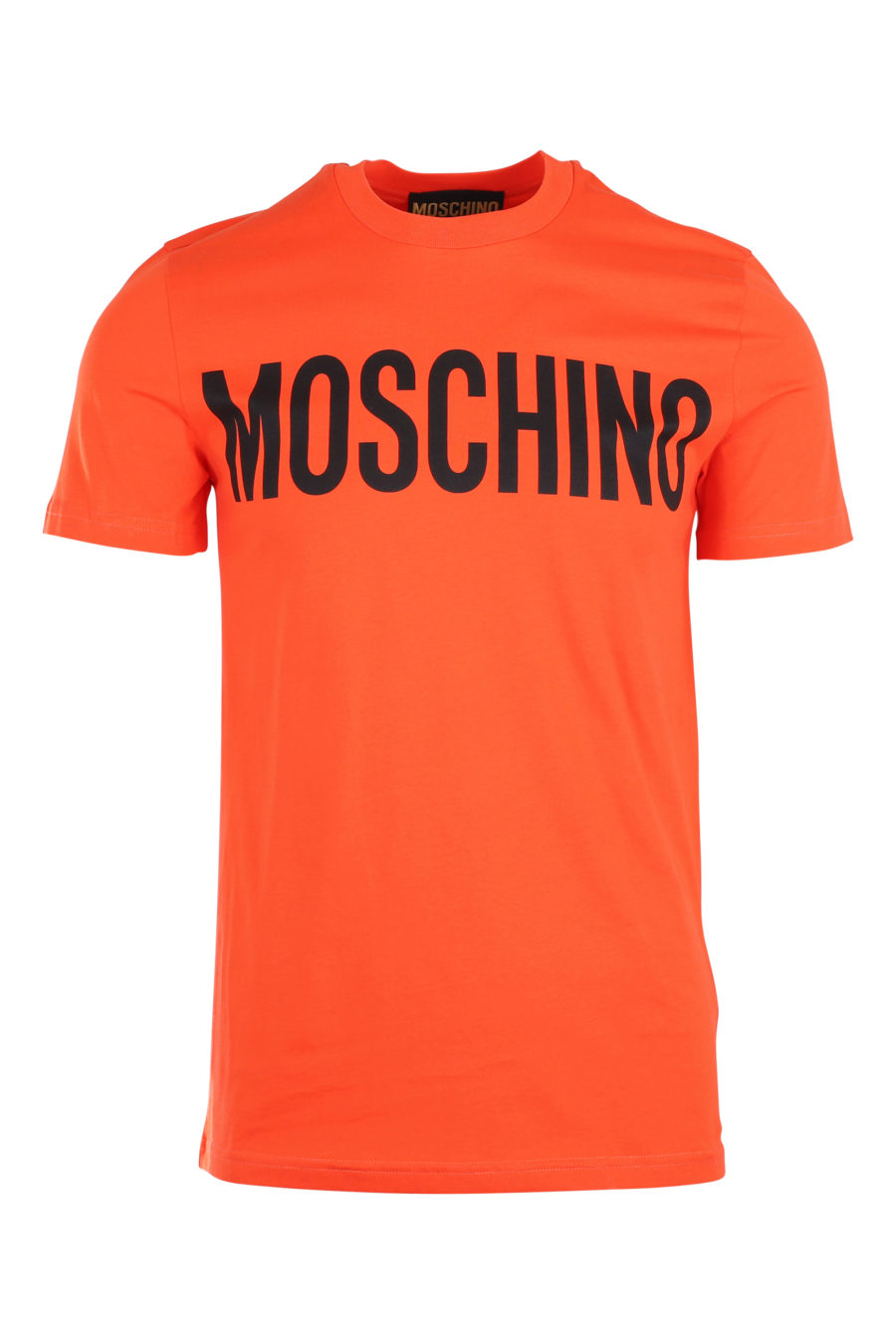 Orange T-shirt with large "fantasy" logo - IMG 9937