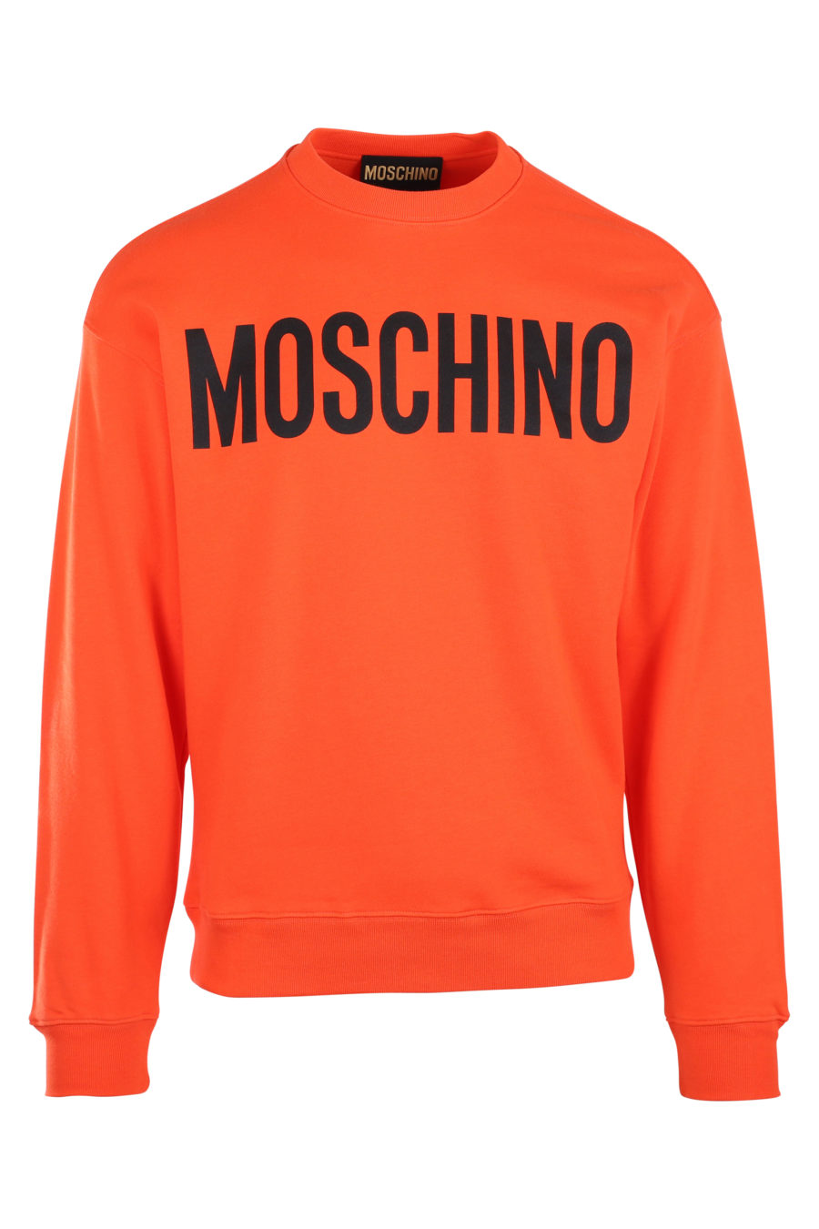 Orange sweatshirt with large "fantasy" logo - IMG 9942