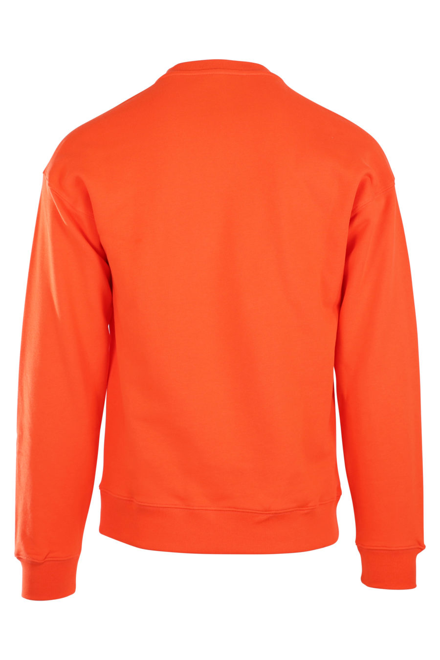 Orange sweatshirt with large "fantasy" logo - IMG 9945