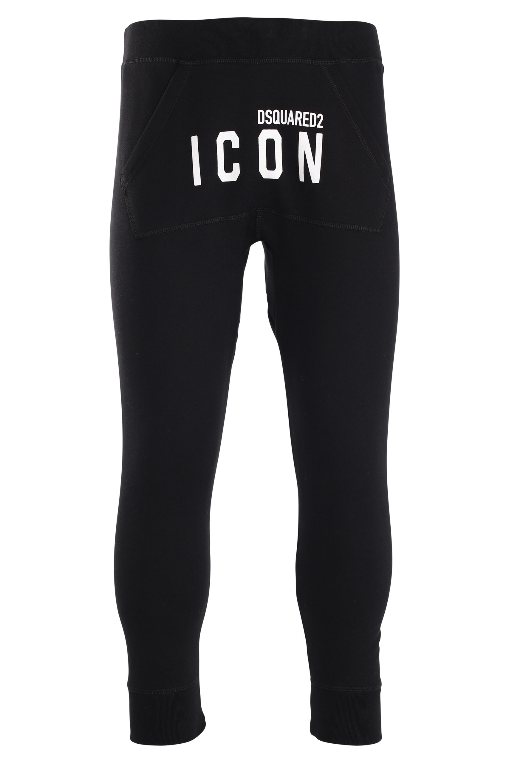 - Pantalón de chándal negro con logo "icon" - BLS Fashion