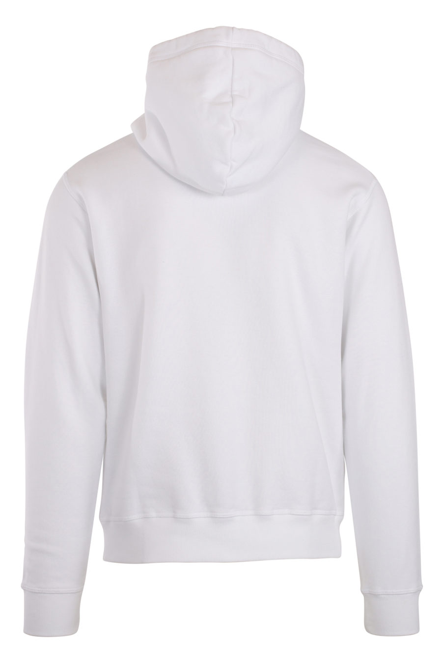 Weißes Kapuzensweatshirt mit "icon splash"-Logo - IMG 0039