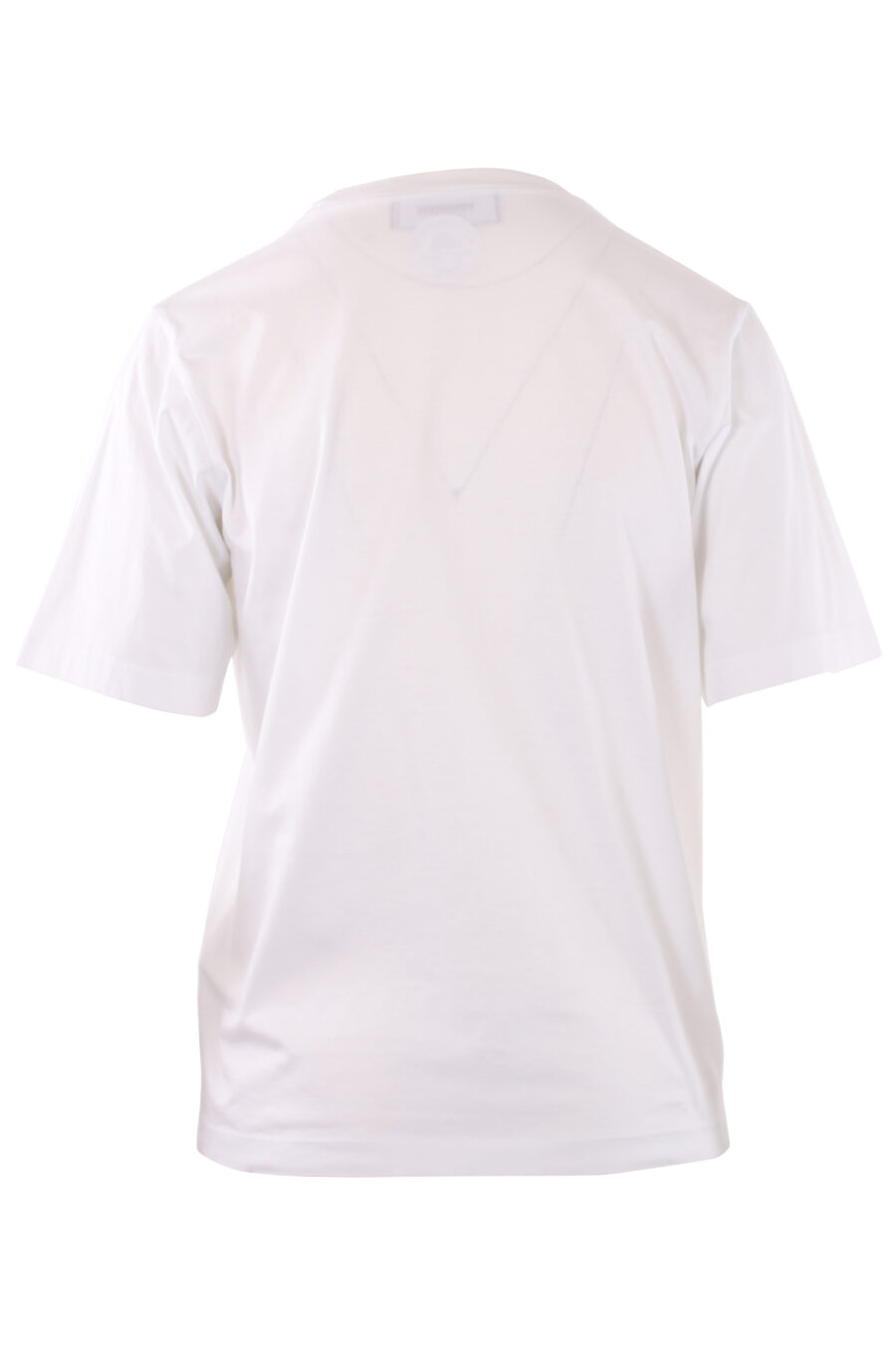 Camiseta blanca con logo "icon splash" multicolor - IMG 0256
