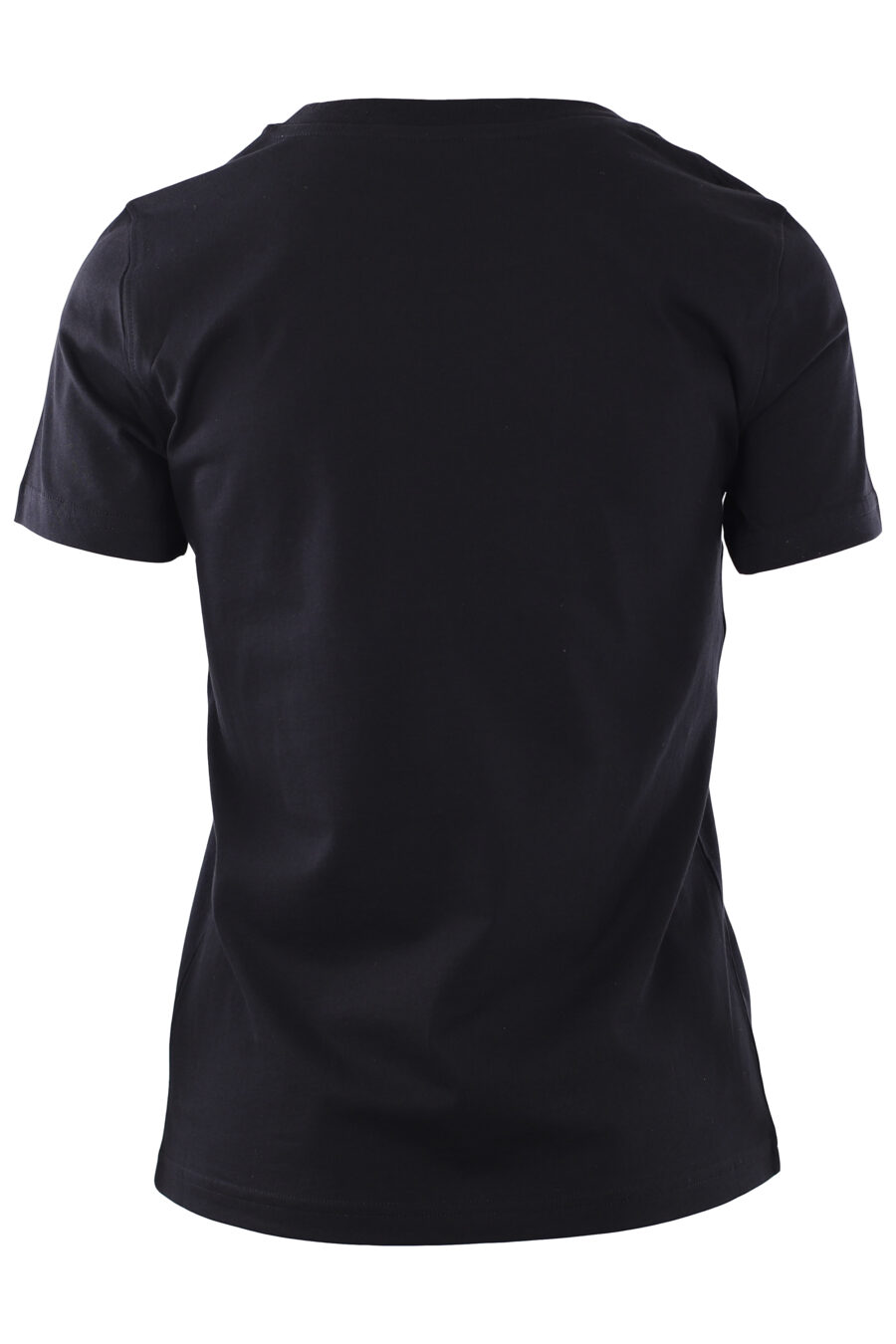 Schwarzes T-Shirt mit "Smiley"-Logo - IMG 0268