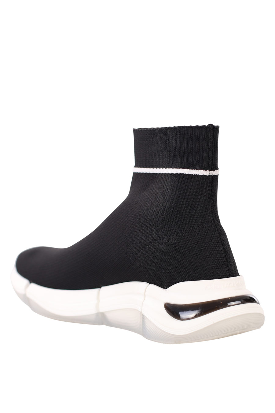 Black maxilogo ankle boots on sock sole - IMG 0410