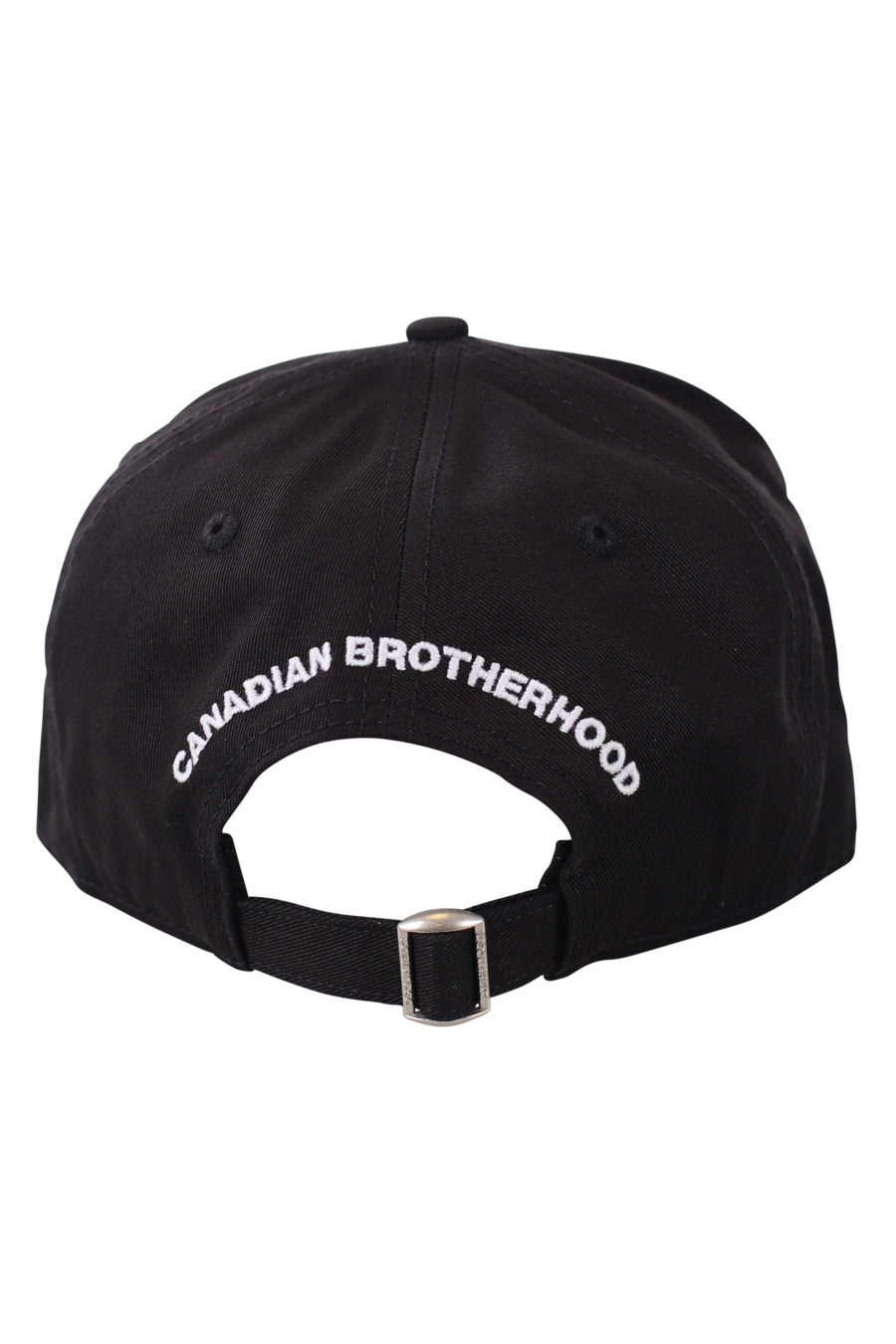 Gorra negra ajustable con logo blanco pequeño - IMG 0450