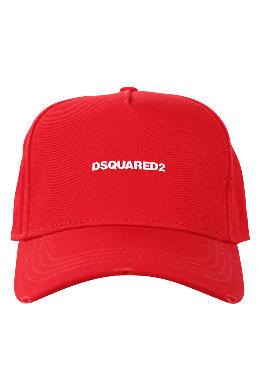 Verstellbare rote Kappe mit kleinem weißen Logo - IMG 0469