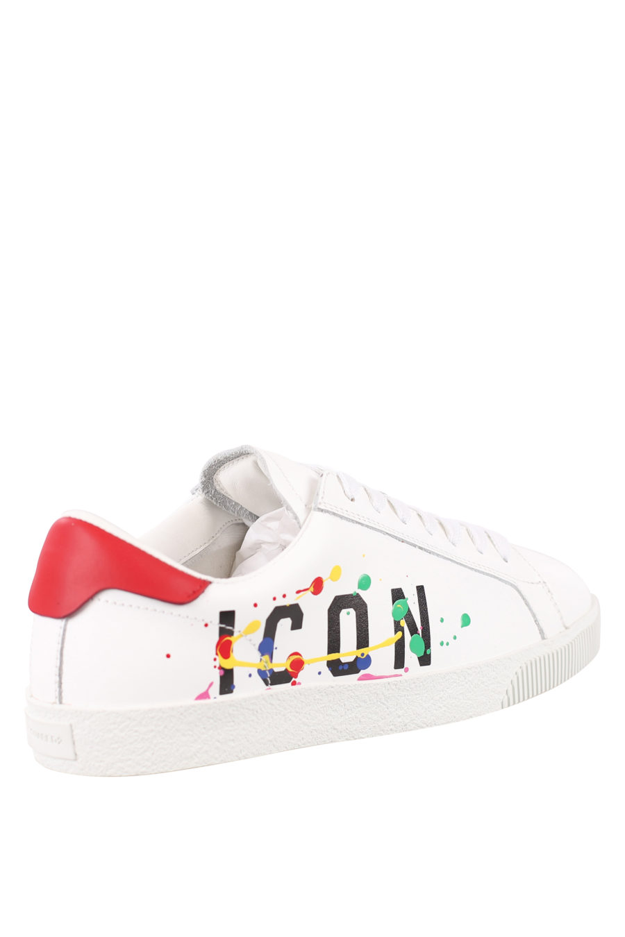 White trainers with "icon splash" logo - IMG 0707