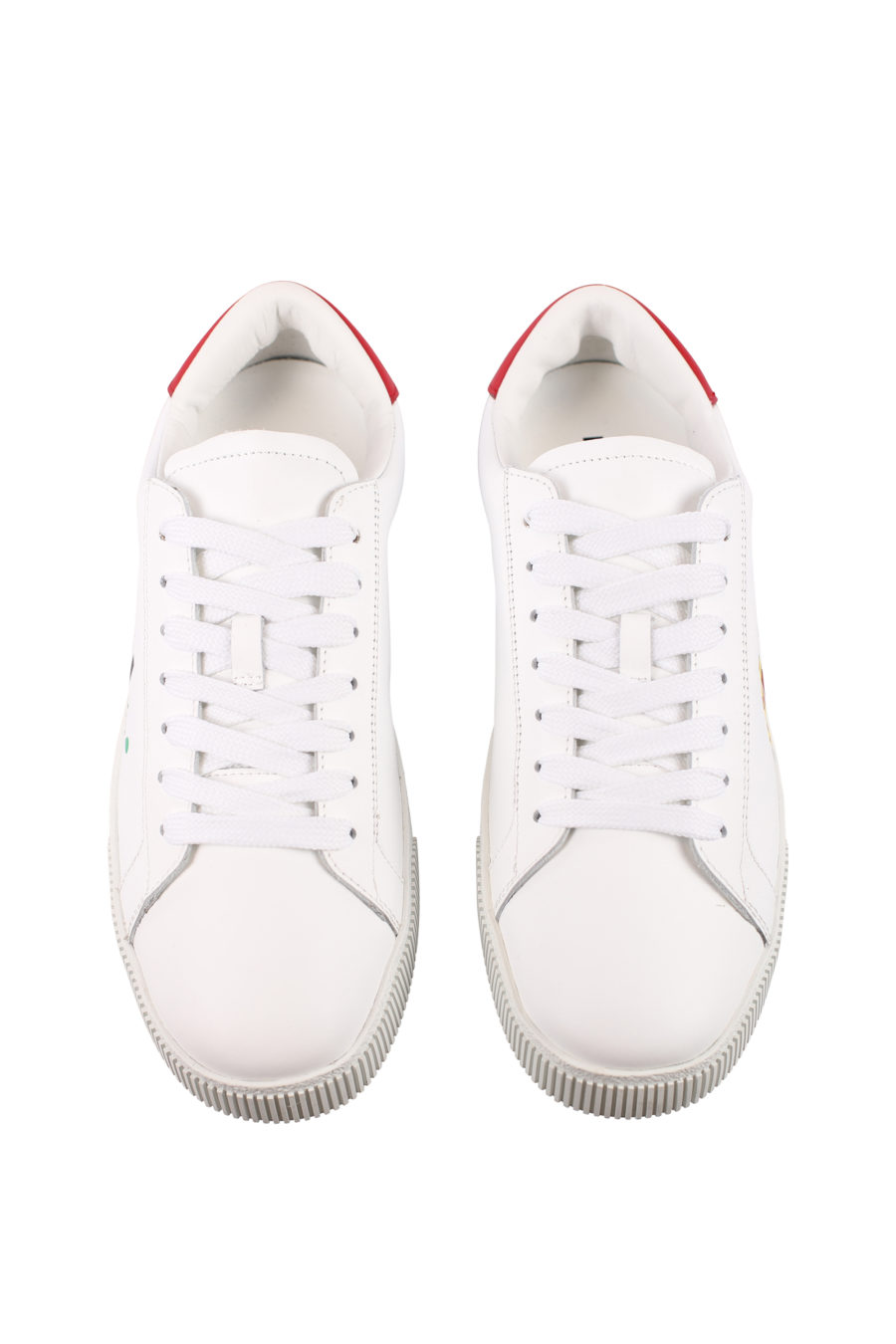 White trainers with "icon splash" logo - IMG 0716