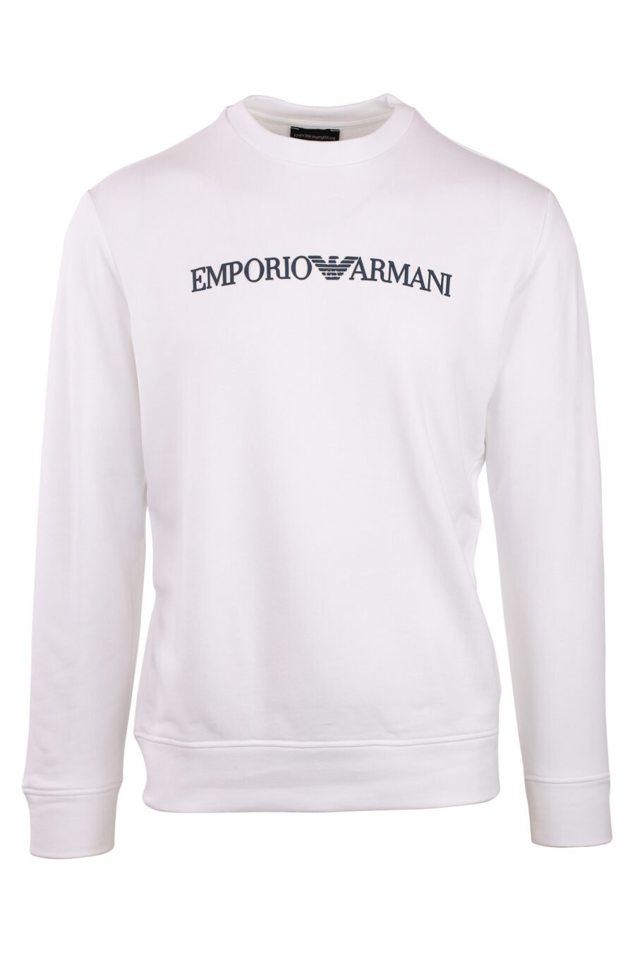White sweatshirt with black lettering - IMG 0817
