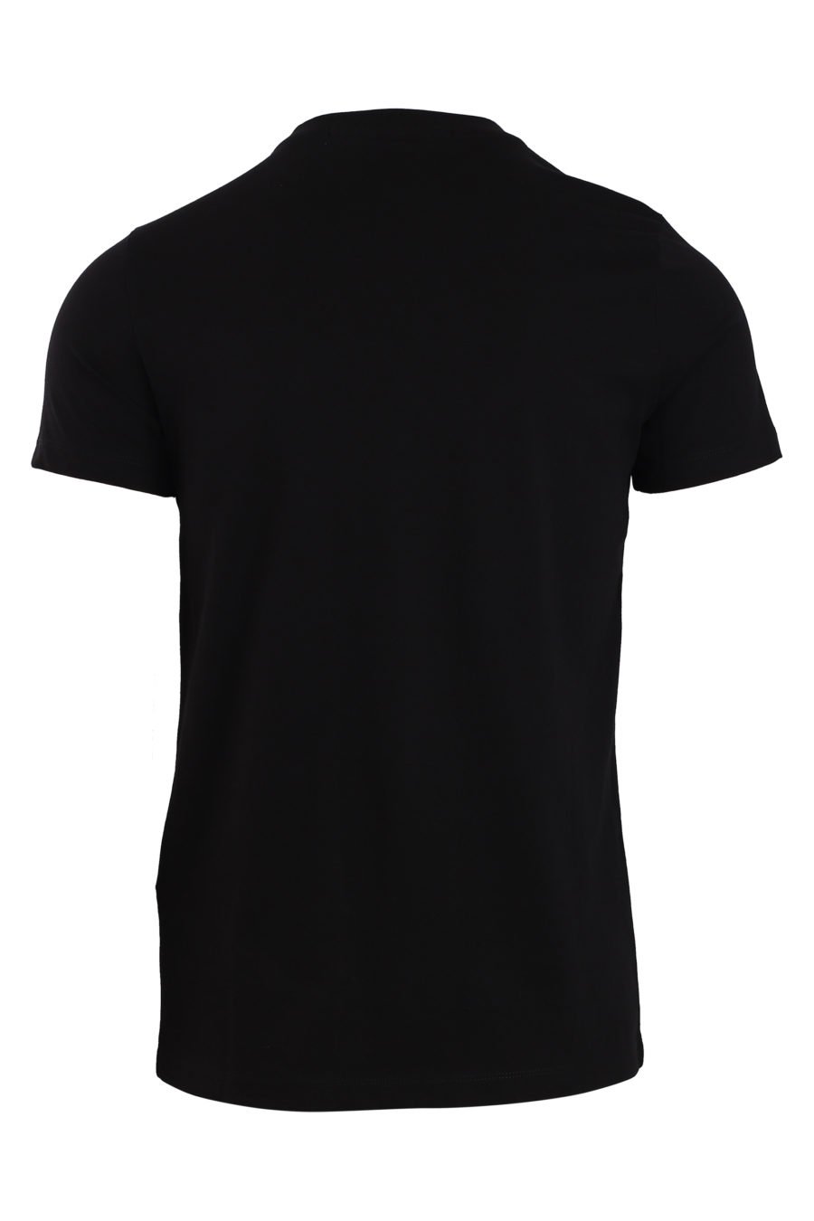 Schwarzes T-Shirt mit gelbem 3D-Logo - IMG 0822