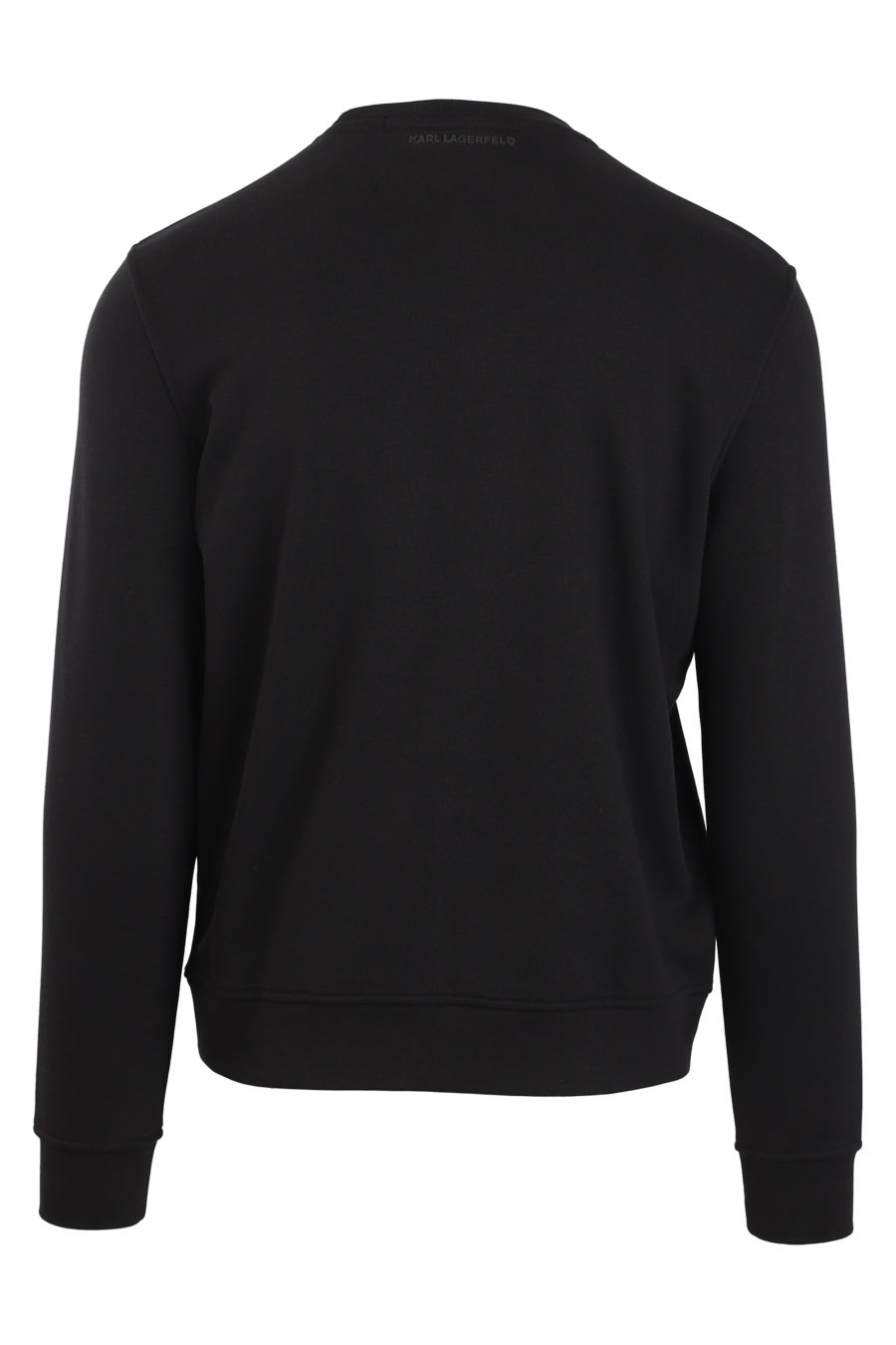 Schwarzes Sweatshirt mit mehrfarbigem Maxi-Logo - IMG 0895