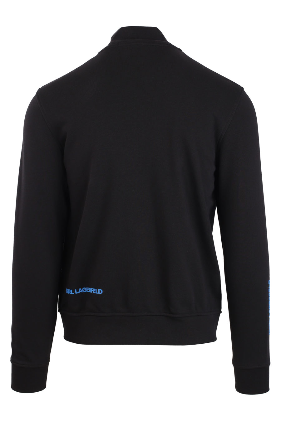 Schwarze Jacke mit kleinem blauen Logo - IMG 0901