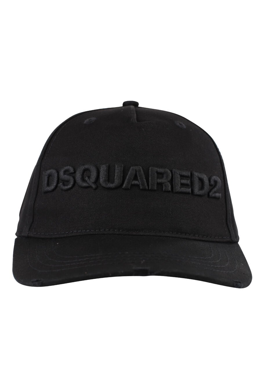 Gorra negra con logo bordado negro - IMG 1244