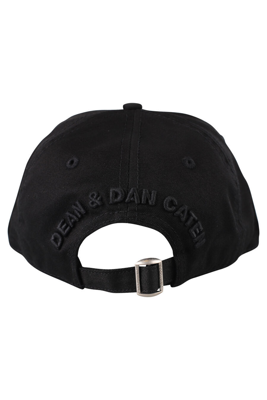 Gorra negra con logo bordado negro - IMG 1247