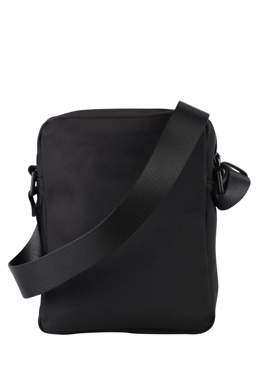 Black shoulder bag with white "icon" logo - IMG 1306