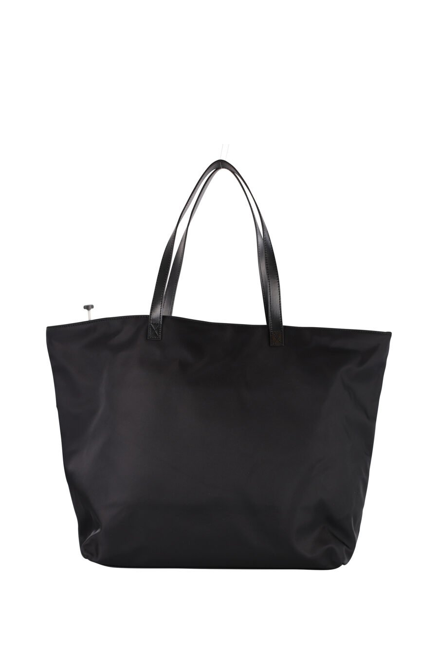 Black shopper bag with "Icon" logo - IMG 1341