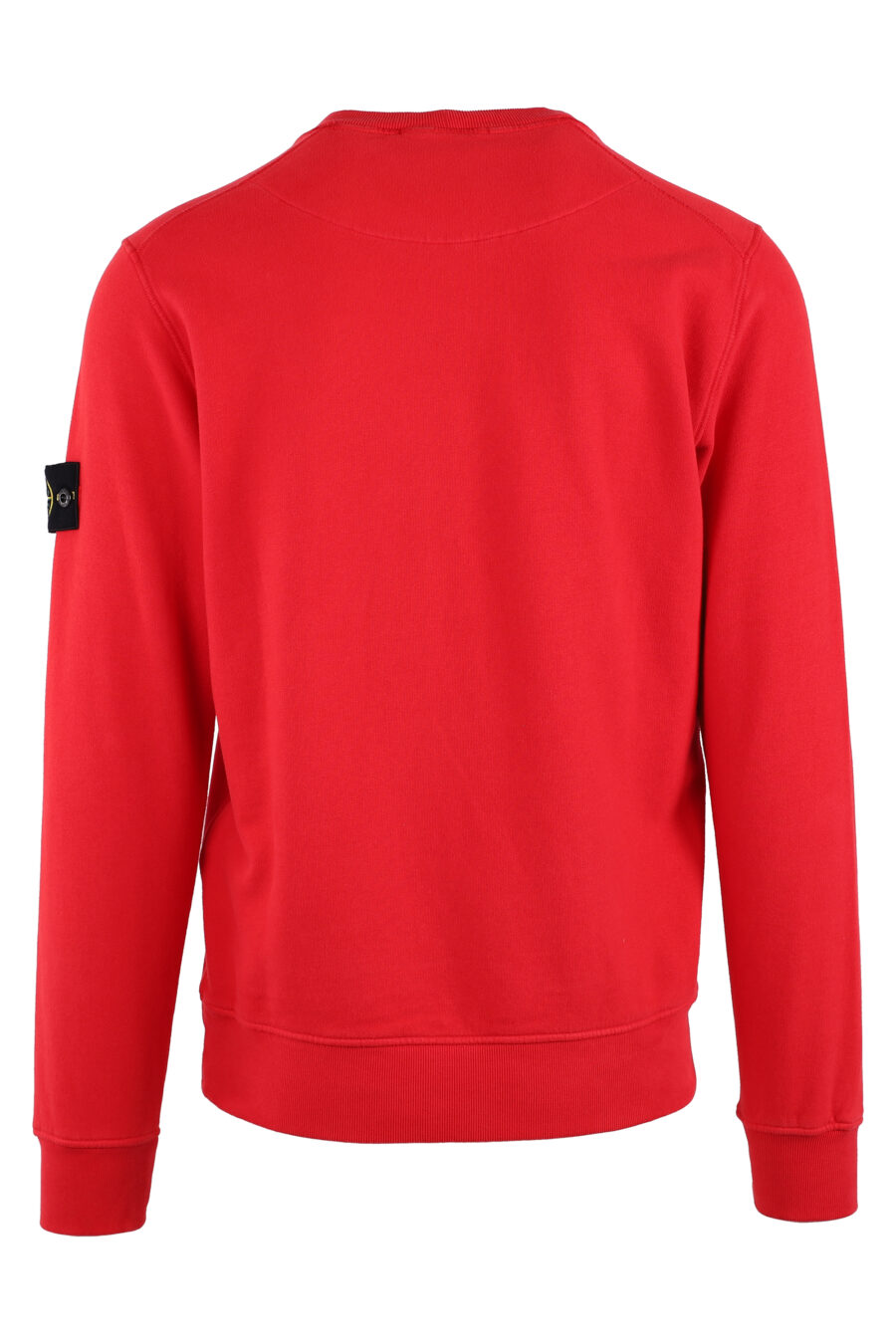 Red sweatshirt with logo patch - IMG 1462