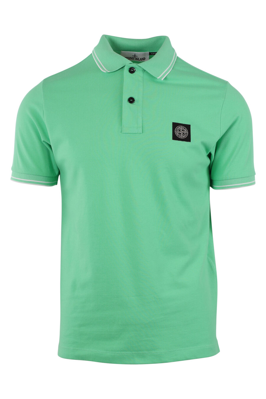 Light green polo shirt with patch - IMG 1481
