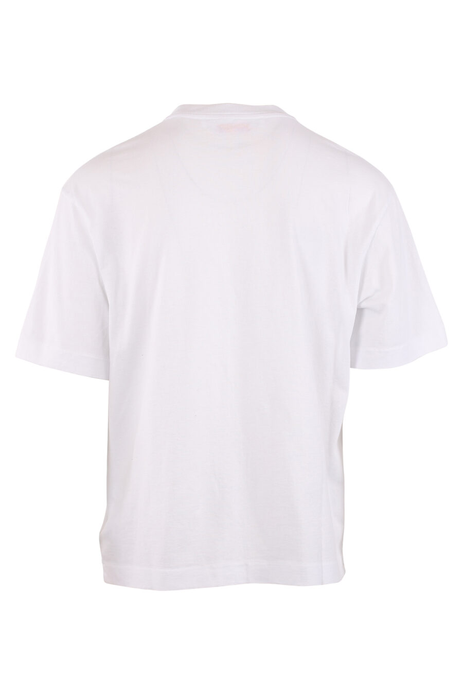 T-shirt branca de tamanho grande "Spray" - IMG 1511
