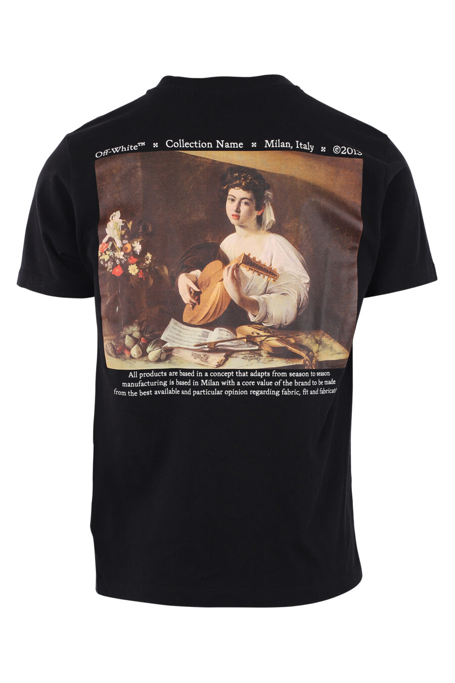 Schwarzes T-shirt "Caravaggio Laute" - IMG 1519