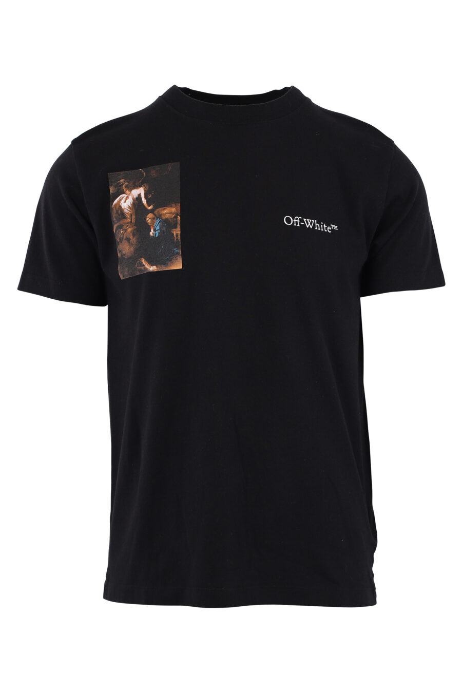 Schwarzes T-shirt "Caravaggio Laute" - IMG 1520