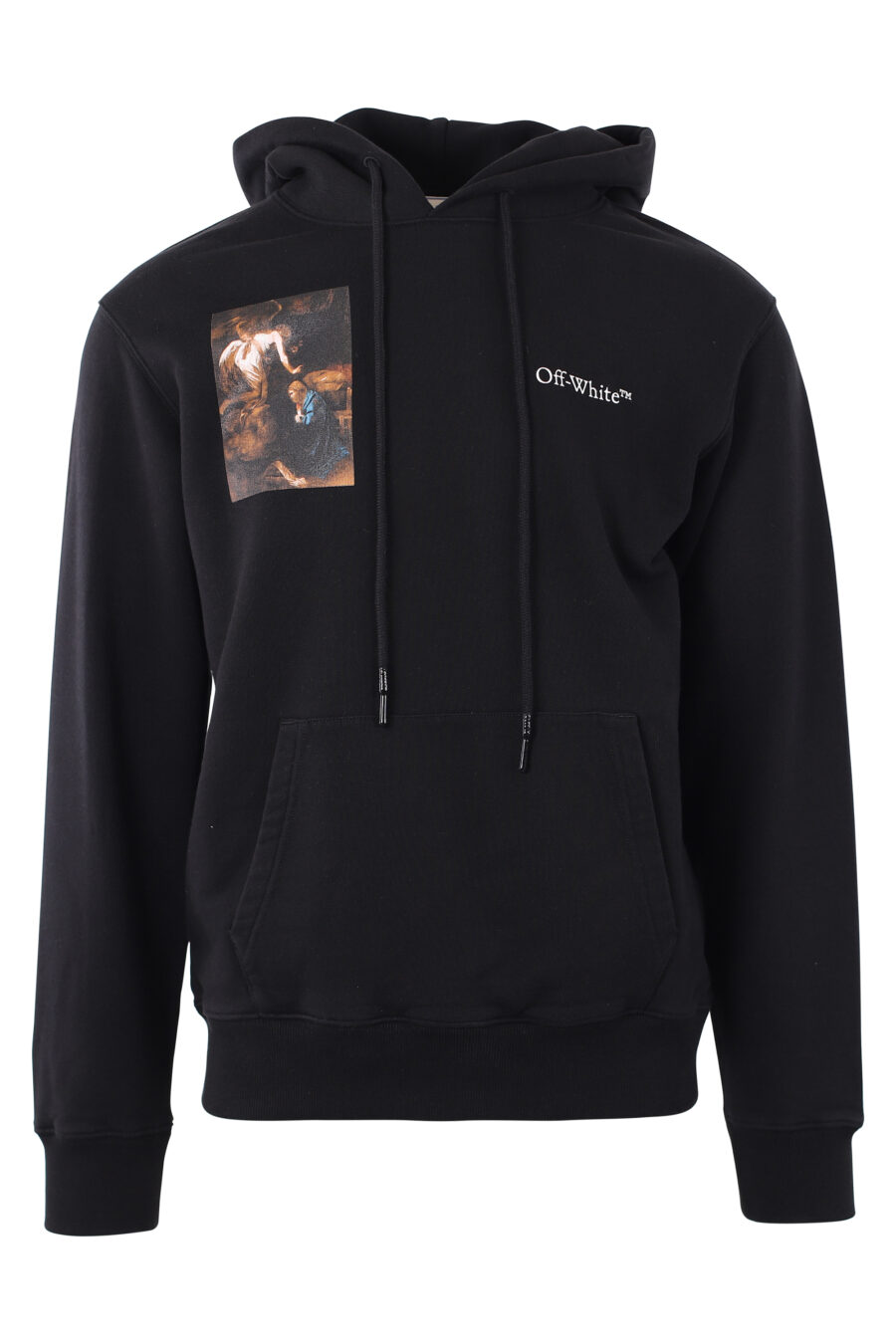 Black hooded sweatshirt "Caravaggio Lute" - IMG 1532