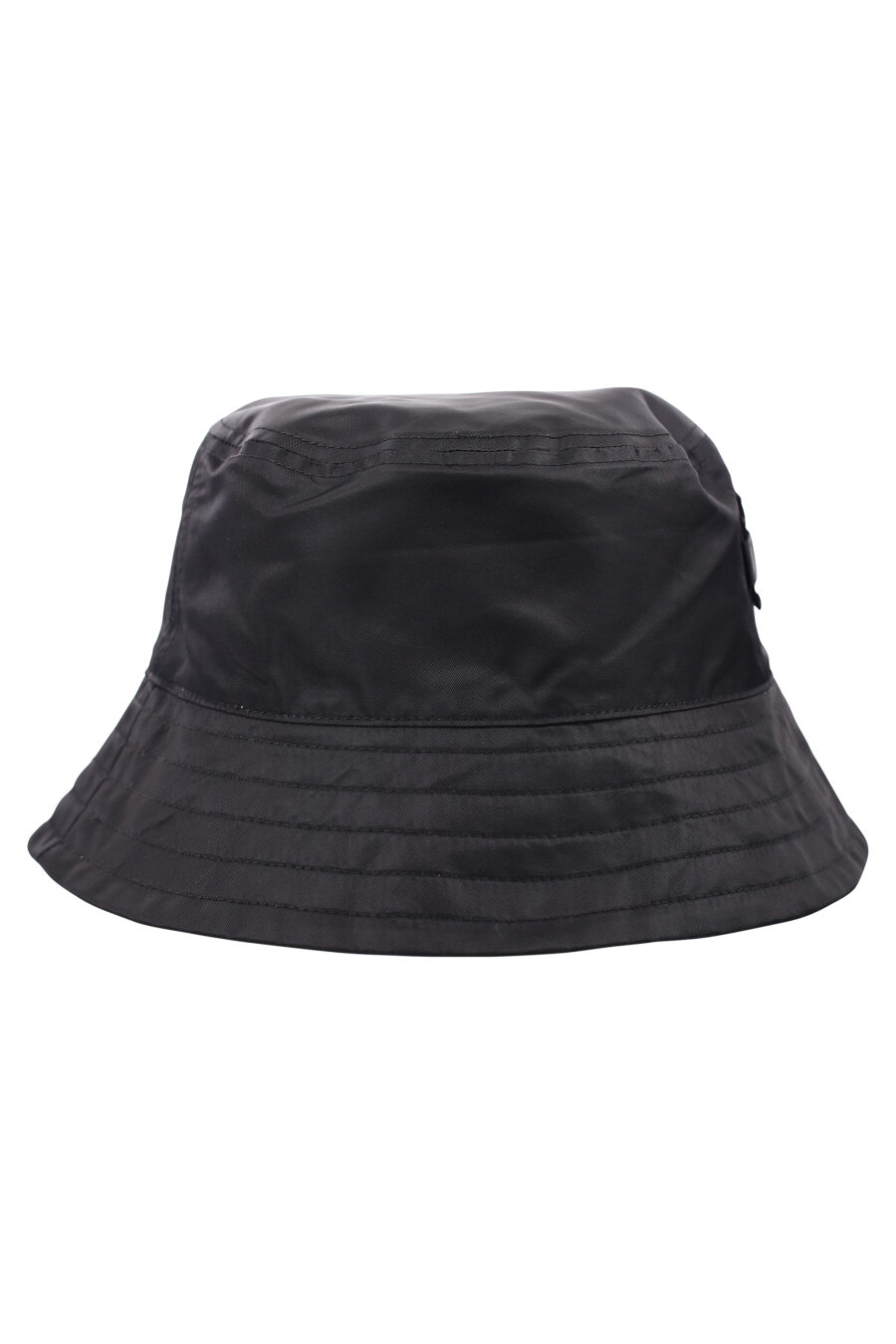 Sombrero de pescador negro reversible con logo "rue st-guillaume" - IMG 1852