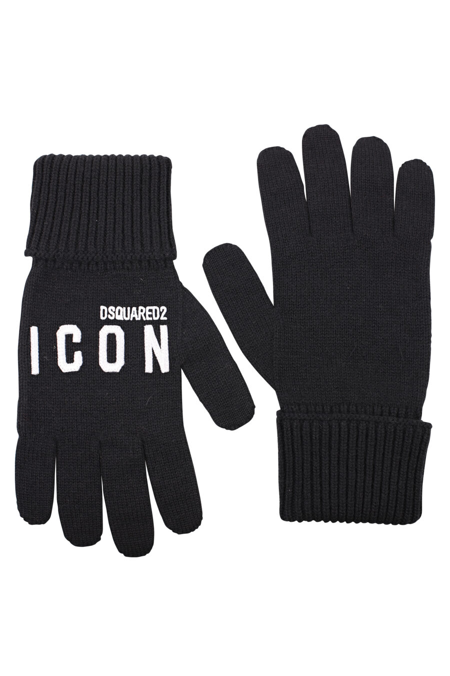 Schwarze Handschuhe mit "Icon"-Logo - IMG 1873