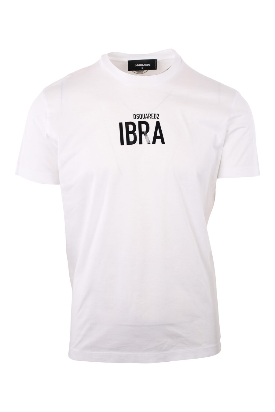 White T-shirt with black "ibra" logo - IMG 2001