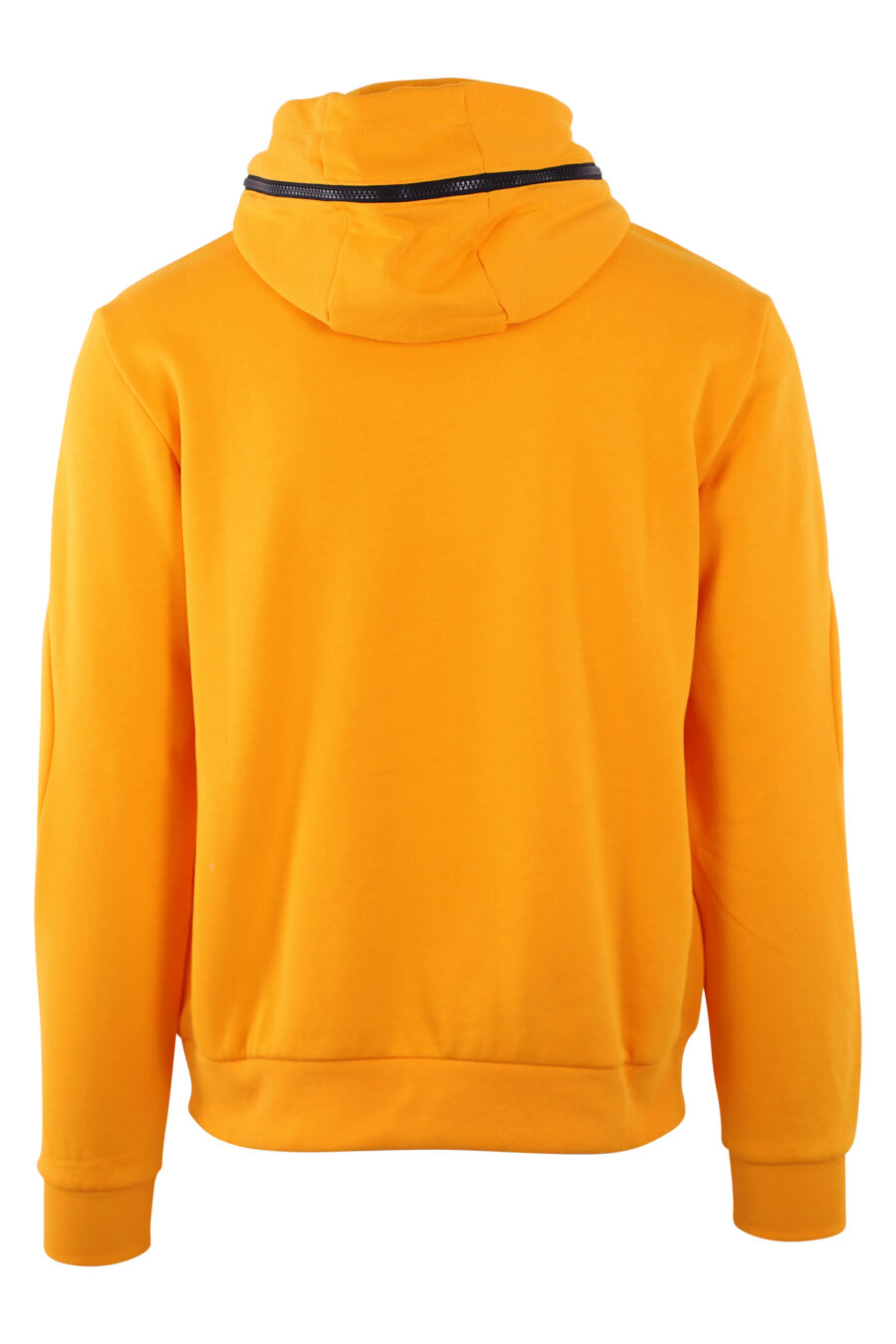 Yellow hooded sweatshirt with "lux identity" monogram - IMG 2856 1