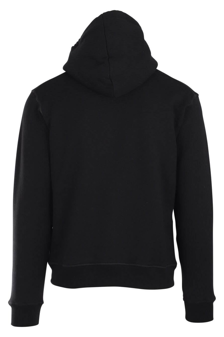 Black hooded sweatshirt with milano logo - IMG 9903