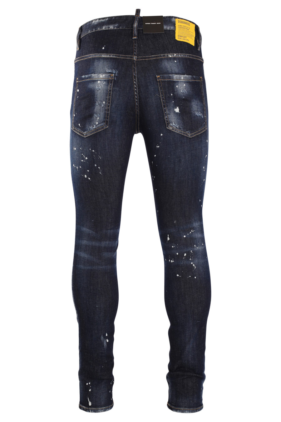Superschicke blaue Jeans mit weißer Farbe - IMG 9968