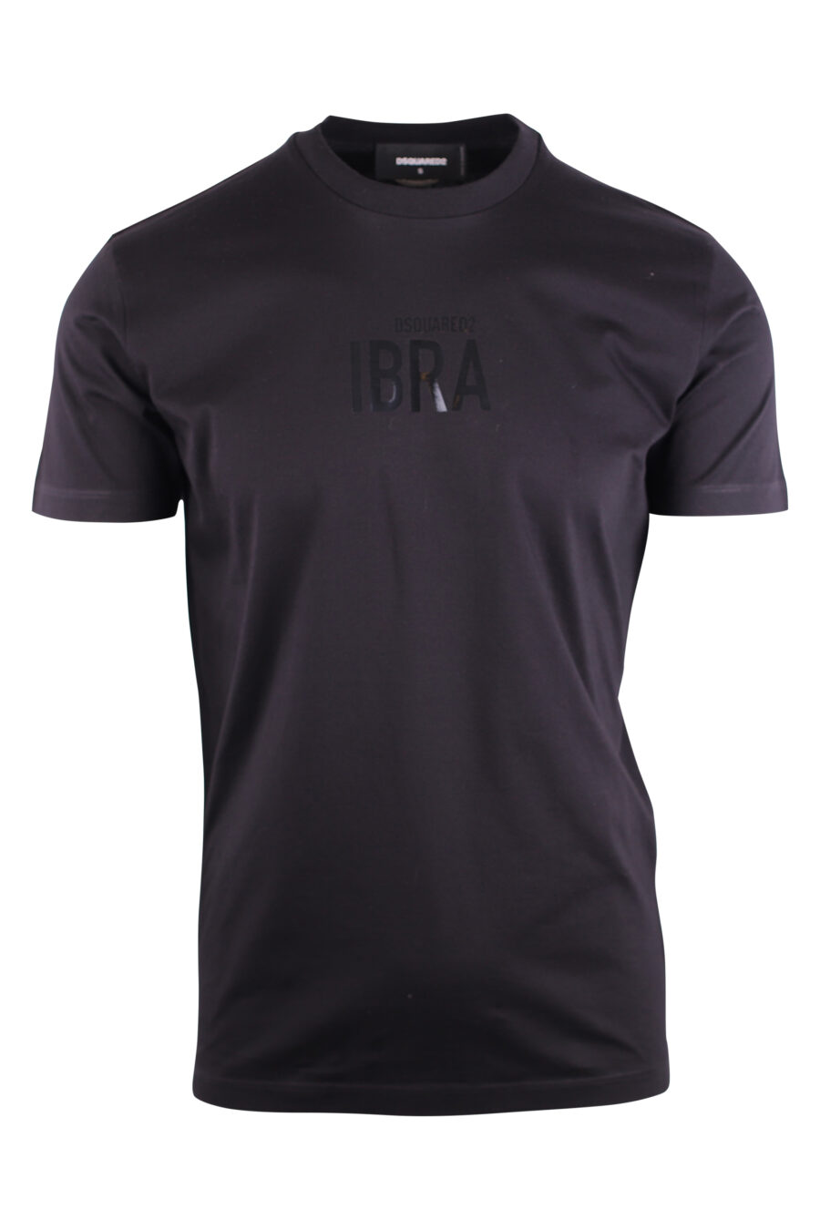 T-shirt noir avec logo "ibra" monochrome - IMG 3109