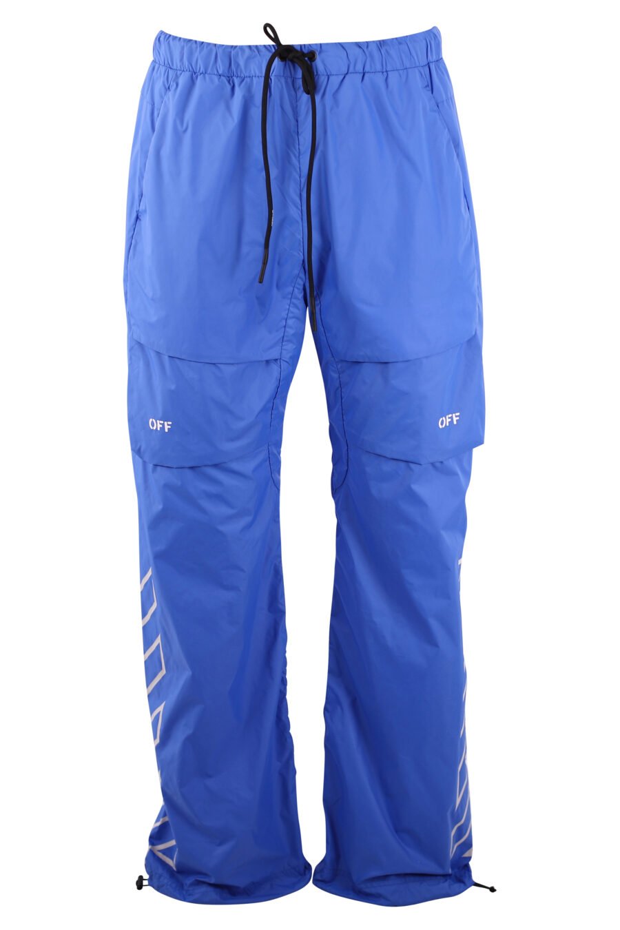 Pantalon cargo azul logo blanco "Diagonals" - IMG 3181