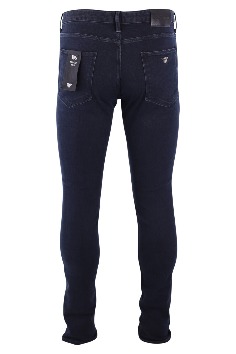 Dunkelblaue Jeans mit Mini-Adler-Logo - IMG 3206
