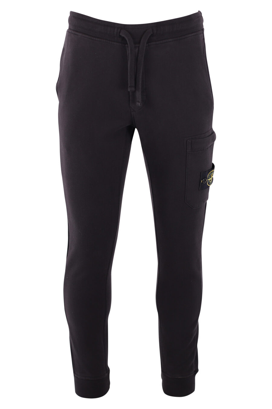 Pantalón de chándal negro con parche lateral - IMG 3213