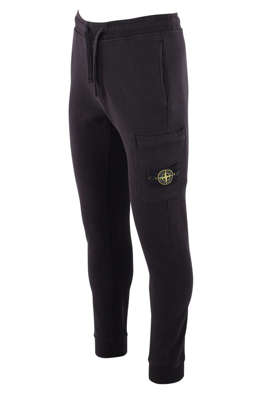 Pantalón de chándal negro con parche lateral - IMG 3215