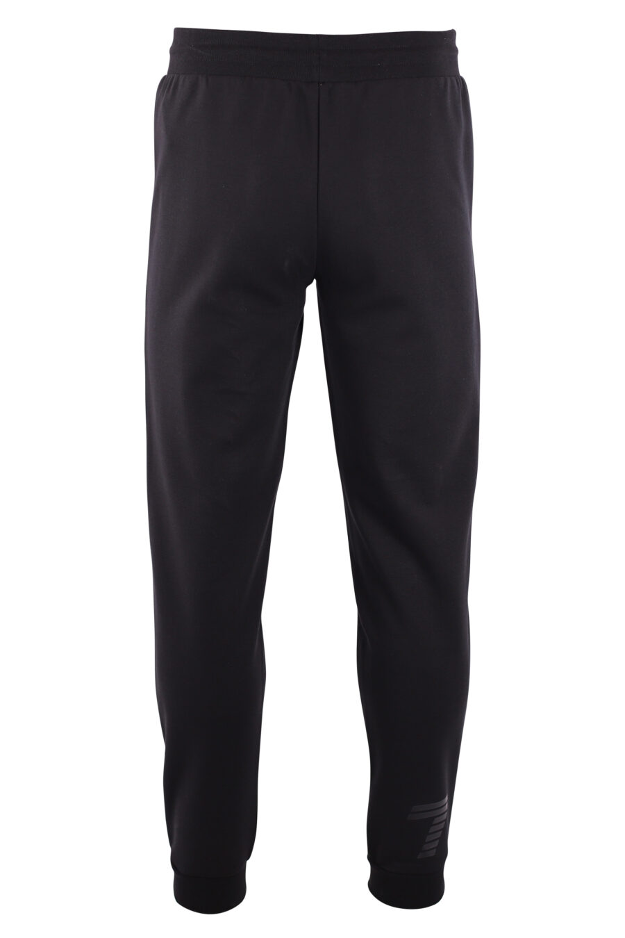 Pantalón de chándal negro con logo "lux identity" plateado - IMG 3229