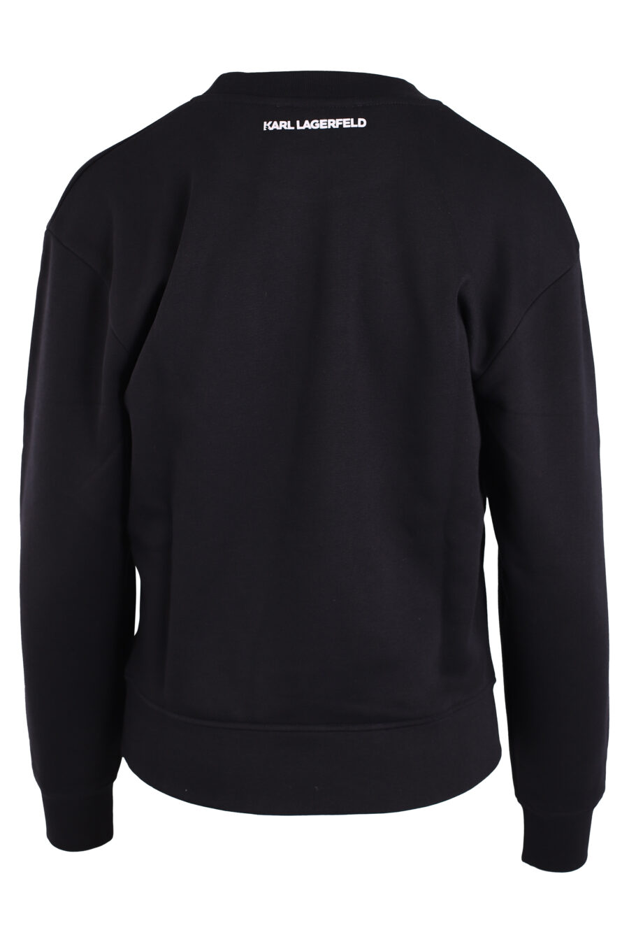 Black sweatshirt with large round logo - IMG 3333