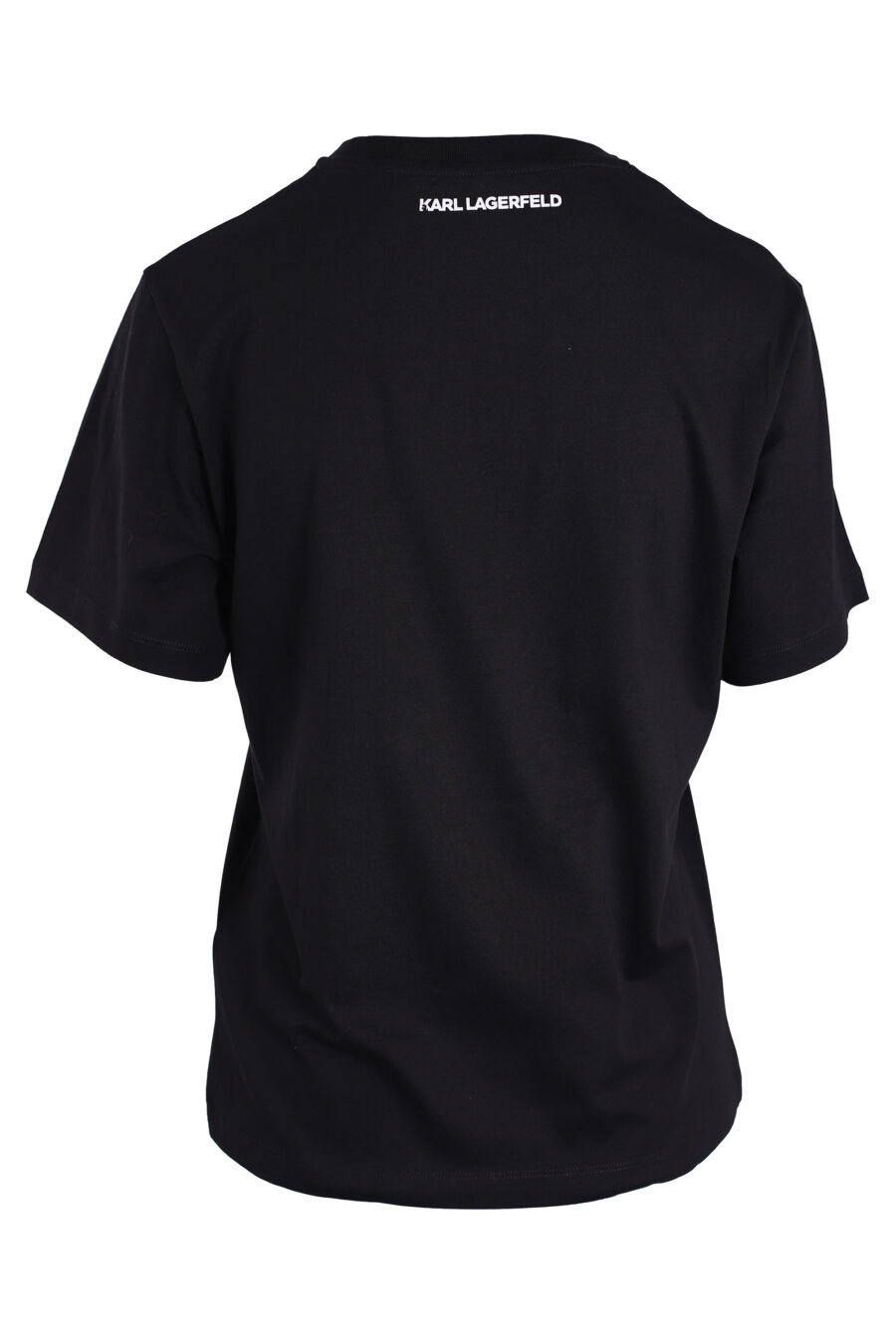 Camiseta negra con logo redondo blanco y verde "paris" - IMG 3358
