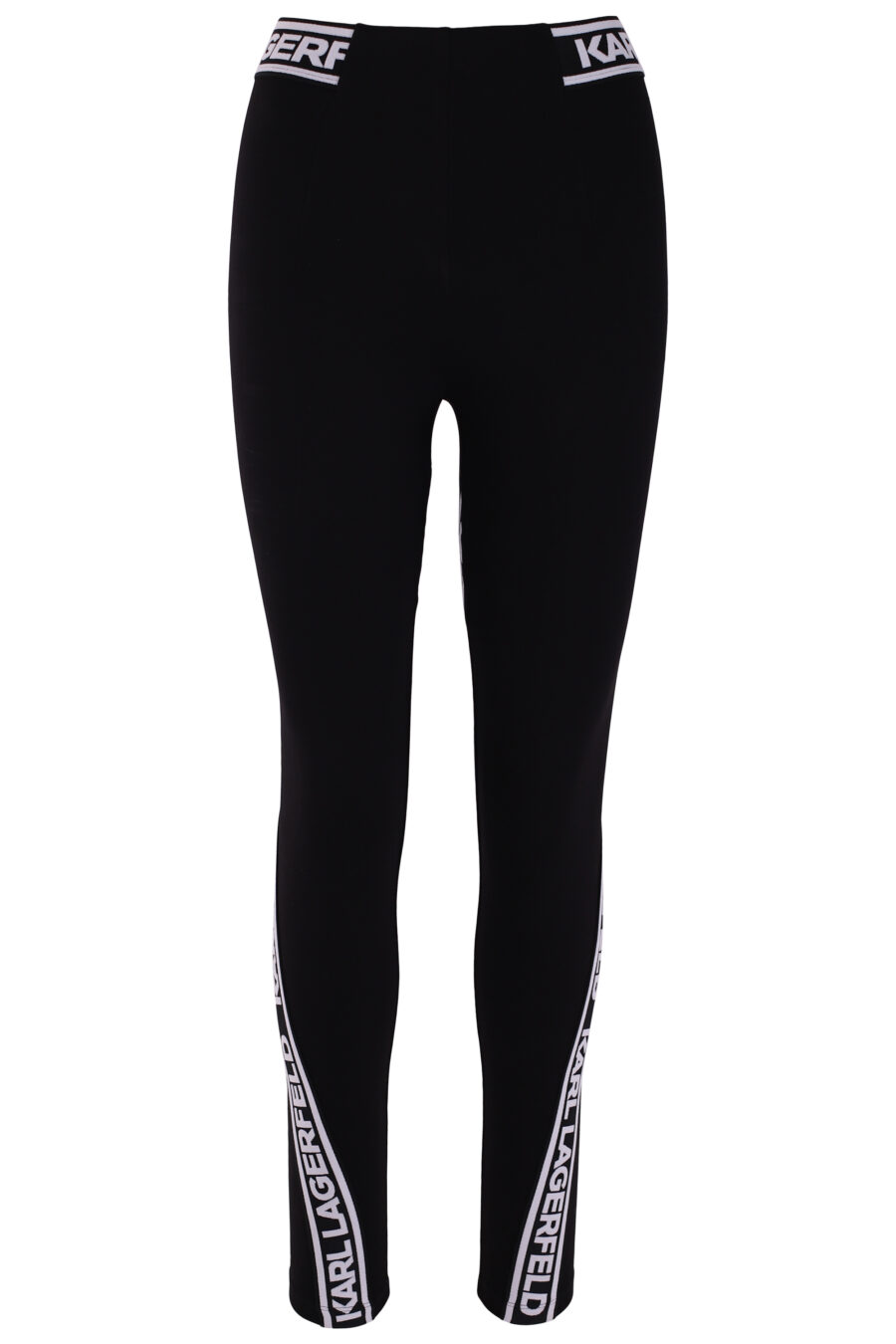 Black leggings with logo tape on the sides - IMG 3716