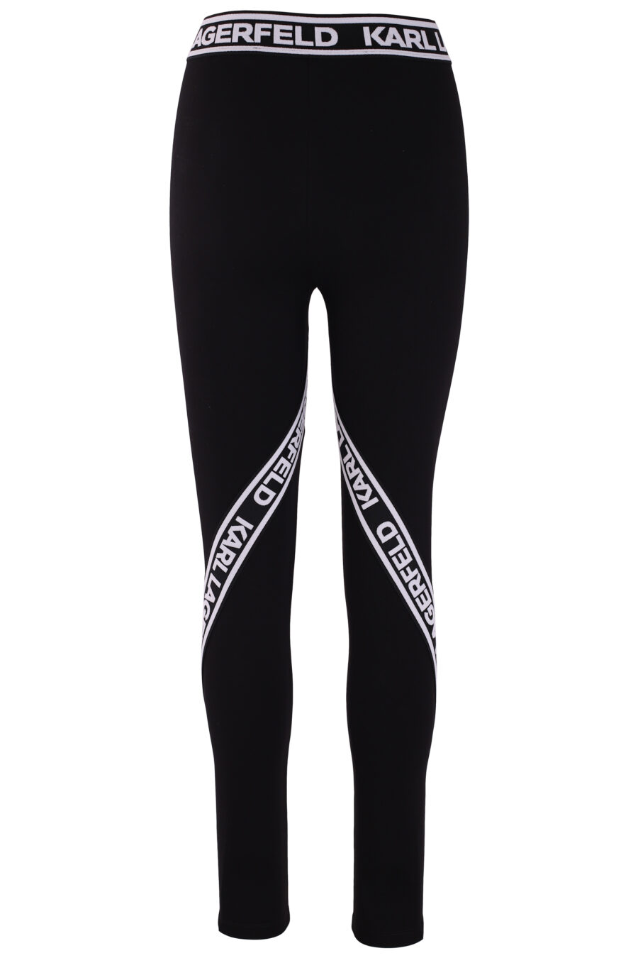 Black leggings with logo tape on the sides - IMG 3719