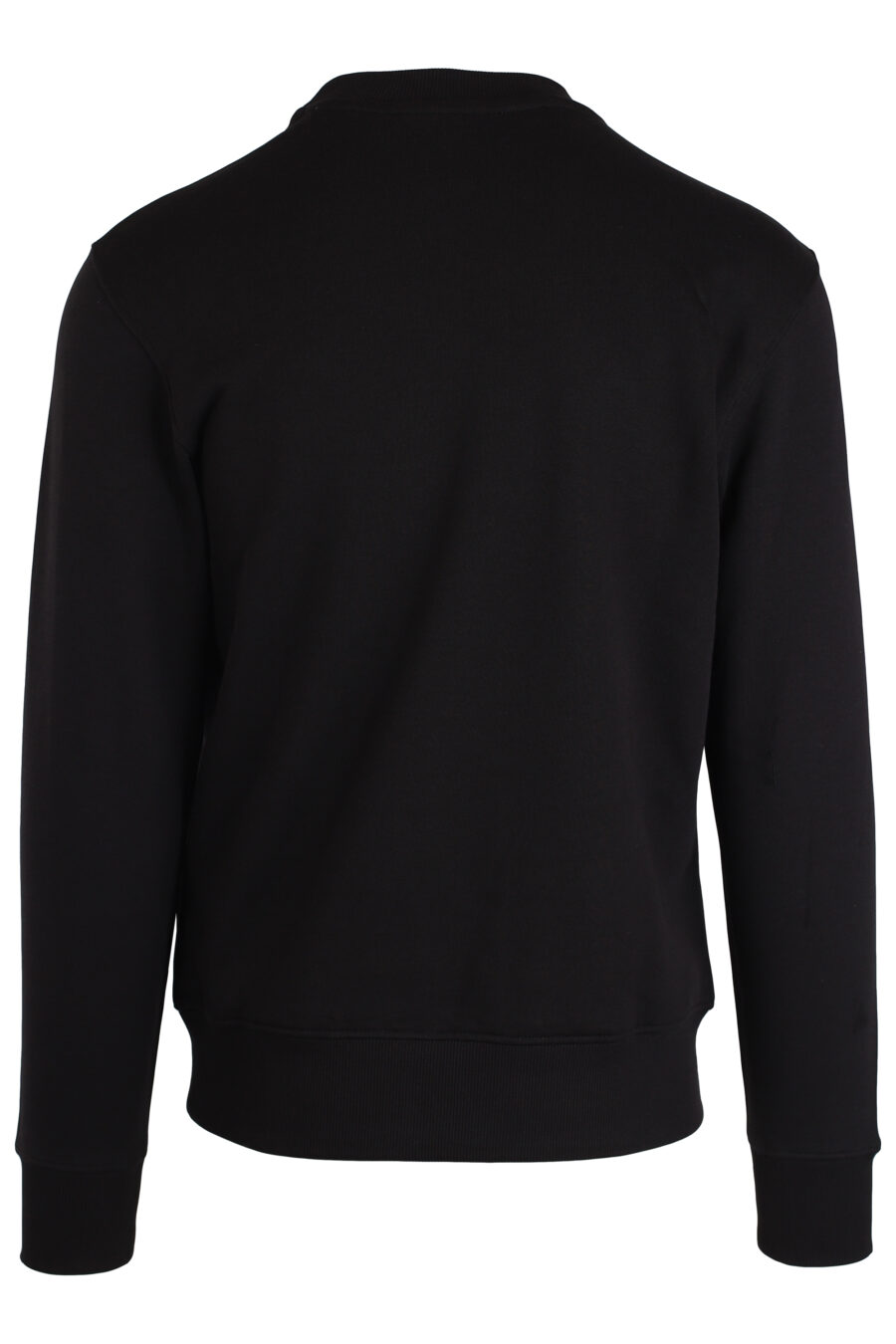 Schwarzes Sweatshirt mit neongrünem Maxilogo - IMG 3968