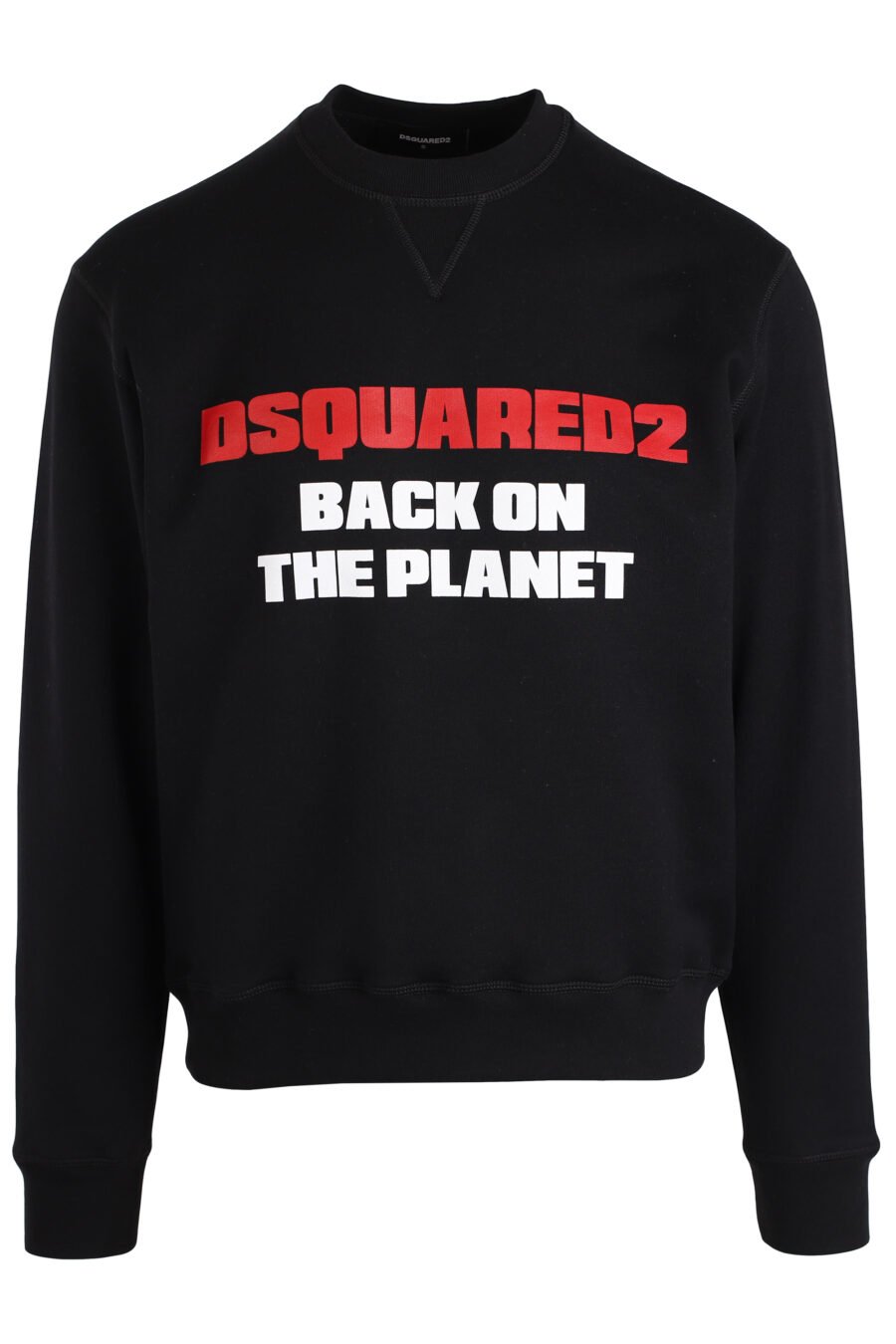 Schwarzes Sweatshirt "Zurück auf dem Planeten" - IMG 3969