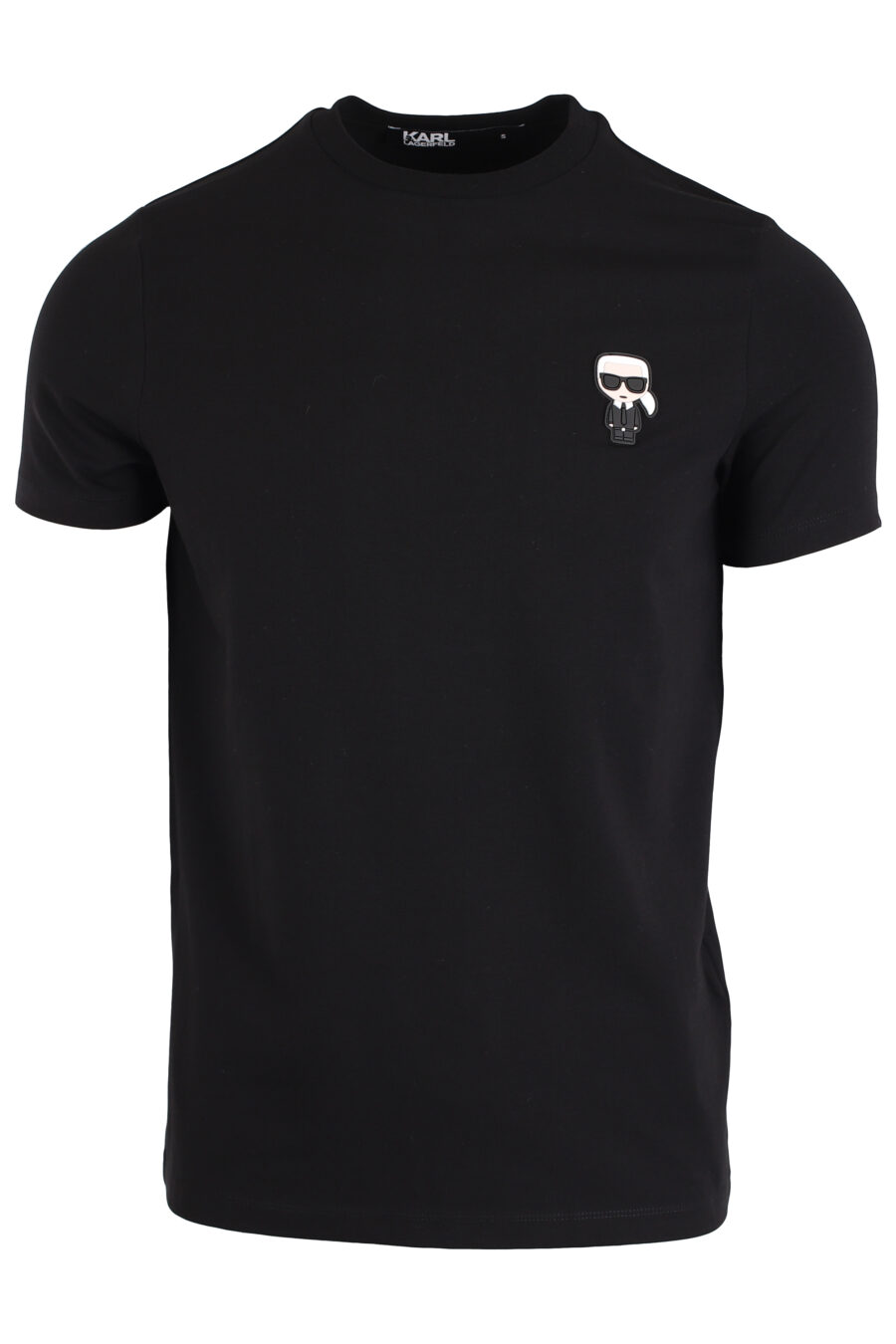 T-shirt preta com o logótipo "ikonik" - IMG 3976